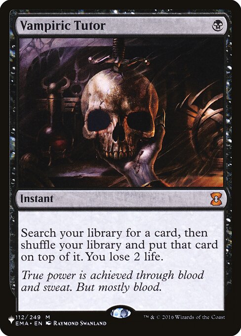 Vampiric Tutor EMA-112