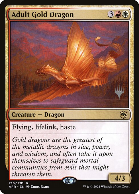 Adult Gold Dragon 216p