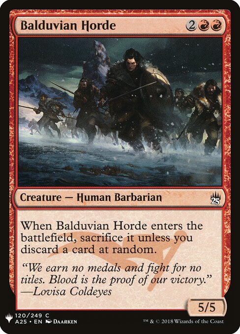 Balduvian Horde A25-120