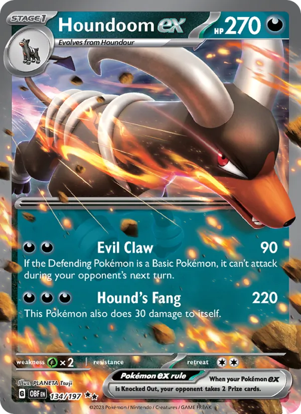 Houndoom ex 134/197