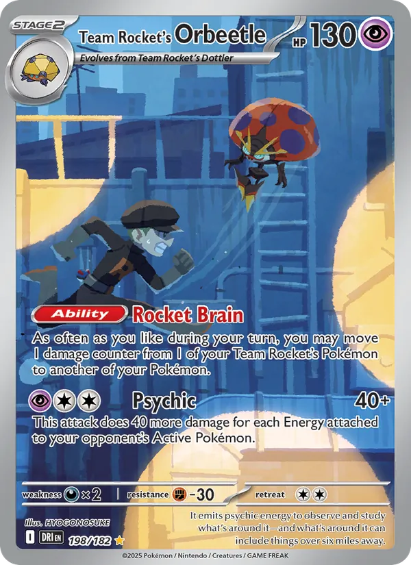 Team Rocket's Orbeetle 198/182