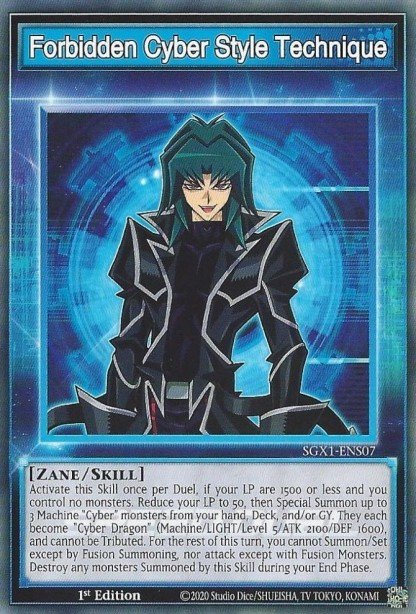 Forbidden Cyber Style Technique SGX1-ENS07
