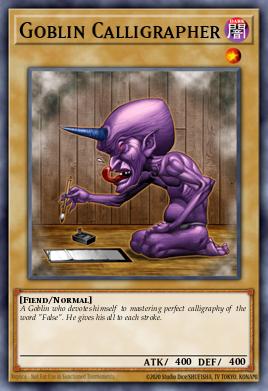Goblin Calligrapher