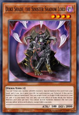 Duke Shade, the Sinister Shadow Lord