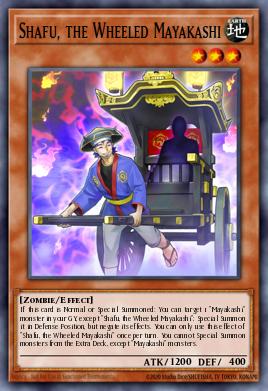 Shafu, the Wheeled Mayakashi